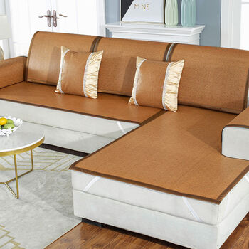 藤席沙发垫凉席垫夏天款客厅坐垫子防滑罩清藤8080cm