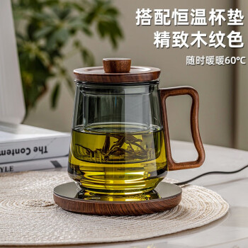 忆壶茶yihutea泡茶杯玻璃杯耐高温喝茶杯可加热恒温保温套装木致保温