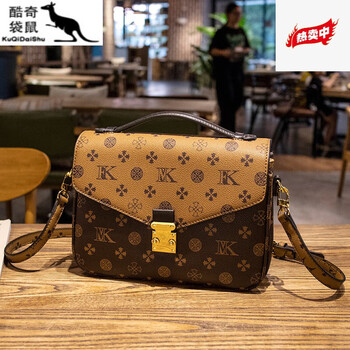 酷奇袋鼠酷奇袋鼠商场同款酷奇包包女包春夏单肩包2023新款时尚感女士