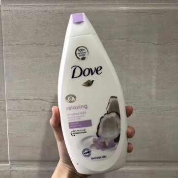 多芬(dove)持久留香保溼不假滑dove多芬沐浴露750ml 浴室都是椰子奶香