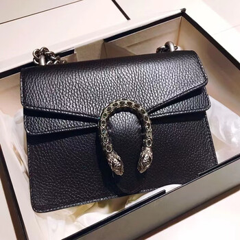 酷奇袋鼠酒神女包绿高级感mini包链条包包女2023春新款潮斜挎包腋下包