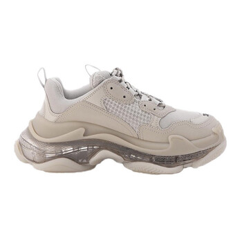 奢侈品女士triples米色混合材质休闲系带运动鞋老爹鞋544351w2ga