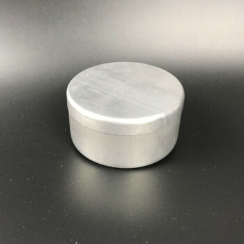 定制取土铝盒圆形取样留样盒土壤称量盒测水分盛样盒大小号实验室铝盒