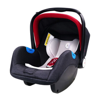 阿罗德 arod 提篮式儿童安全座椅 新生婴儿便携式汽车用宝宝摇篮 0-15个月 精灵盾 波尔红