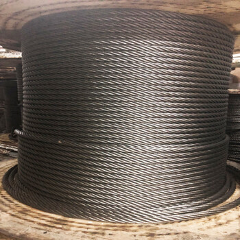 巨龙牌6*19 fc带油钢丝绳 麻芯6*37起重机吊绳钢缆绳 6*37麻芯 直径