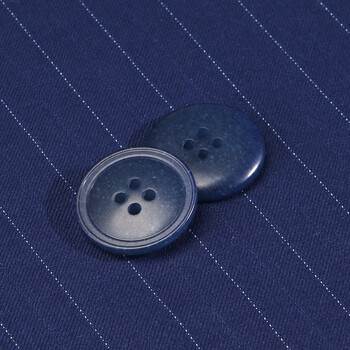 树脂圆形扣子配件高档男女衣服裤子西装纽扣儿童毛衣毛呢大衣钮扣蓝色