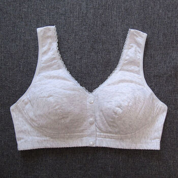 内衣女学生胸衣无钢圈背心文胸少女初中高中大学生18岁胸罩棉大码胖薄