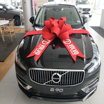 澳颜莱交车大红花4s汽车交车仪式新车提车交车超大蝴蝶结装饰展厅展车