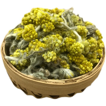 云南深山农家新鲜晒干鼠曲草清明菜绒毛佛耳草秋菊草磨粉500克