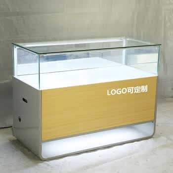腾景顺 展示柜玻璃产品商用珠宝玉器饰展柜靠墙木柜烤漆铁柜手机柜台 