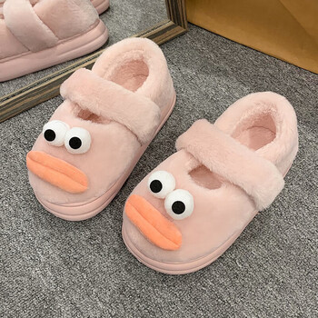 啡过拖鞋女外穿网红毛毛全包跟包头青少女孩初中生高中生可爱保暖鞋