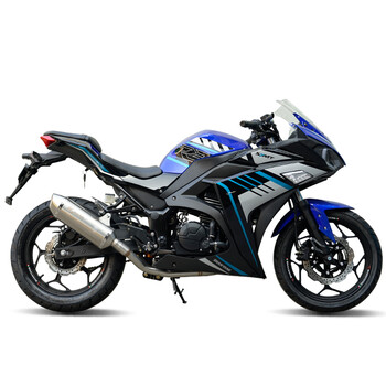 全新幻影r3摩托车跑车400双缸水冷跑车国四电喷重型机车可上牌蓝黑货