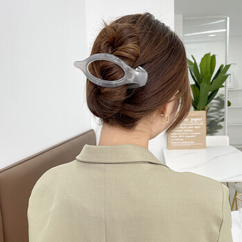 吾亲奈鸭嘴夹发夹女夏后脑勺盘发抓夹丸子头发卡头饰带齿韩系鸭嘴夹