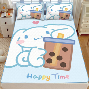 玉桂狗凉席 卡通冰丝凉席女生卧室可爱大耳狗夏季可水洗空调软席凉席