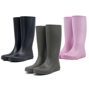 阔昇雨鞋女成人出口日本高分子材质轻便柔软高筒雨靴女式时尚雨鞋女防滑耐磨水靴黑色37 图片价格品牌报价 京东