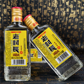老村长白酒45度香满堂整箱24瓶装x125ml6瓶装浓香型东北酒小酒版6瓶