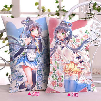 小米mi米家生态家居同款洛天依动漫抱枕二次元动漫半身抱枕靠枕乐正凌