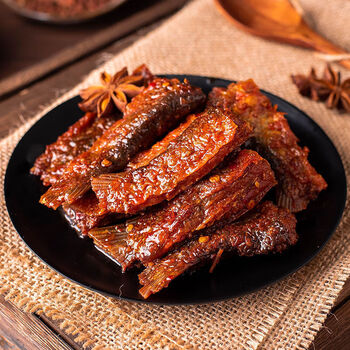 晨妞妞香辣鱼尾爆辣解馋鱼尾巴湖南特产鱼排辣味抖音网红零食 微辣108