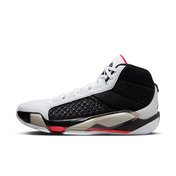 耐克nikejordan耐克aj38男子实战篮球鞋秋缓震抗扭dz3355白色黑迷人红
