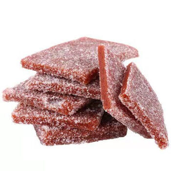 特产雪花山楂片~酸甜零食冰糖雪花片休闲办公零食 雪花方片【独立包装