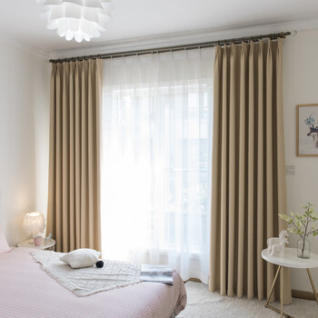 卡其色 【窗帘高度可改】 宽2
