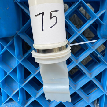 110pvc管道外套硅胶防臭芯地漏室外农村化粪池大口圆形下水管防虫适合