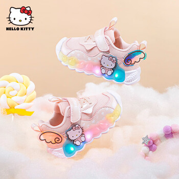母婴>童鞋>儿童跑步鞋>hellokitty(hellokitty)>hellokitty女童运动鞋