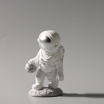 员模型可爱太空人摆件北欧客厅儿童房酒柜办公室桌面装饰 宇航员打球
