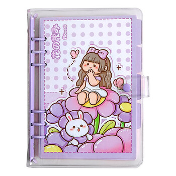 小麻薯手账本套装全套手账本少女心仙女卡通活页本可爱日记本按扣池柳