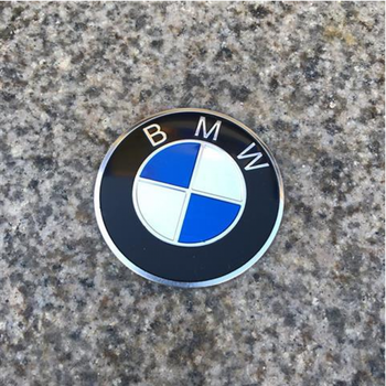 摩托车改装配件 车头侧面尾部装饰贴标志bmw宝马圆形车标铝标贴纸