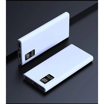 充电宝超大容量20000毫安快充华为vivo苹果oppo手机通用白色标准版