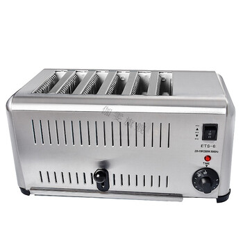 矢向烤面包机4片肉夹馍吐司面包方包加热机烤饼机商用多士炉4片6片烤