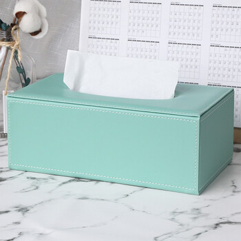 Richblue Paper Towel Box Leather Tray Creative Household Paper Towel Box Leather Tray Creative