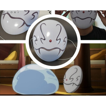 史莱姆面具 关于我转生变成史莱姆这档事周边  利姆露面具道具cos 大