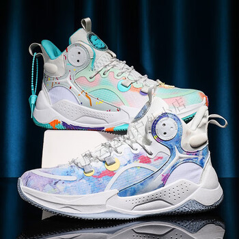 李宁破影3elite篮球鞋男2022秋冬新款男子高帮实战球鞋减震耐磨运鸳鸯