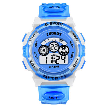 颂呵梵儿童手表电子表女孩小学生男孩防水可爱卡通运动男童小孩考试