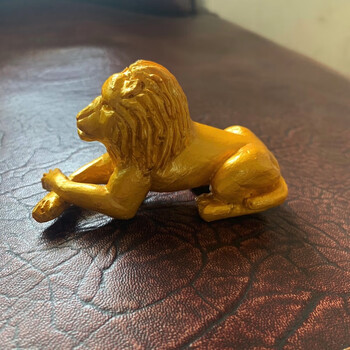 暗区突围金狮子手办模型手游周边立体模型摆件收藏 金狮雕像