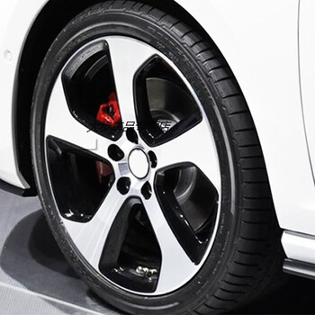 寸轮毂改装五孔适用于大众高尔夫67rgti速腾polo起亚k2黑色车面款15寸