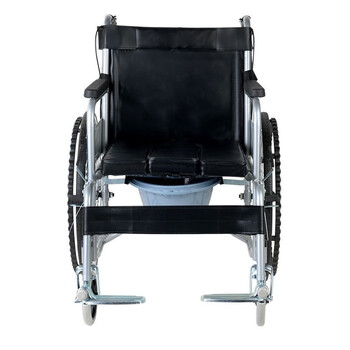 轮椅带坐便可折叠轻便便携老人手动轮椅手推车残疾人病人康复轮椅