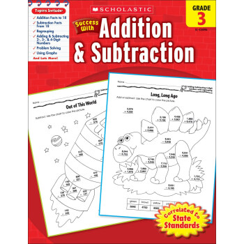 ѧֳɹϵСѧѧӼϰ3꼶/Scholastic Success with Addition & Subtraction: Grade 3 ڽ̸