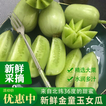 蔬香客 玉女小黄瓜新鲜拇指新鲜蔬菜寿光特产 5斤