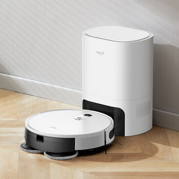 小米有品免洗扫地机器人智能家用自动清洗扫地拖地吸尘三合一体白色