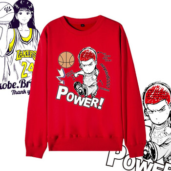 灌篮高手卫衣潮男24号kobe篮球衣服运动宽松学生长袖外套 樱木花道