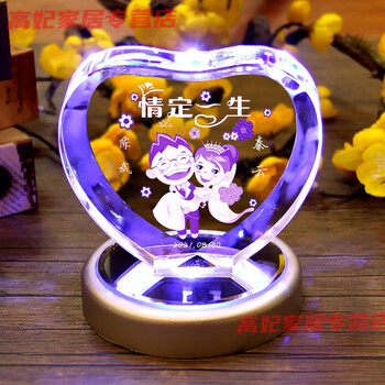 高端大气恋爱结婚周年纪念军恋礼物送老婆生日女 情定一生-静音七彩