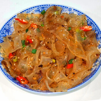 巢浩意康兄弟 水晶拉皮大拉皮凉拌 土豆粉凉皮凉拌粉皮水晶宽粉