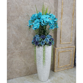 落地花瓶仿真花艺套装插花客厅装饰假花家居干花工艺品摆件 套装3