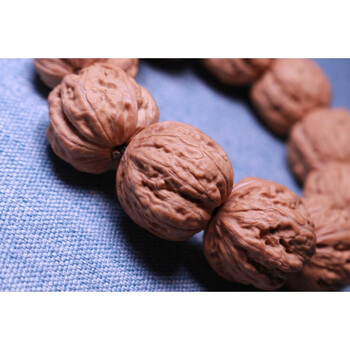 kerla野生精品文玩核桃小手串手持门头沟串秋子正圆矮桩男圆脊肚小核