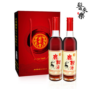 健康礼盒北京鹿鞭酒38度礼盒装可搭人参片酒枸杞酒龟龄集酒鹿茸血鹿鞭