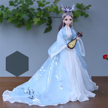 魔法搭档中国风芭比唐娃娃古风公主套装古代汉服玩偶女孩生日礼物30浅