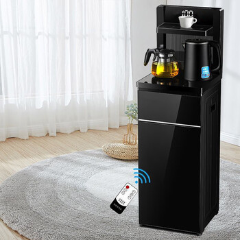 沁园茶吧机 饮水机下置水桶家用立式高端自动智能茶吧机烧水壶一体